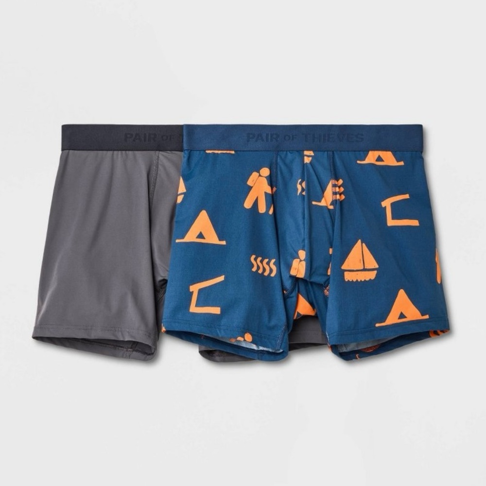 Pair of Thieves Men's Hustle Outdoor Boxer Briefs 2pk